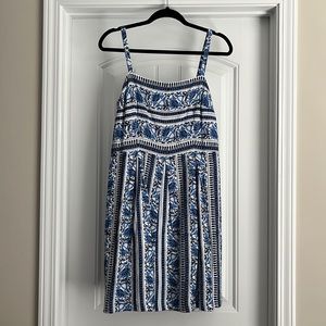 Gorgeous Blue and White Dress